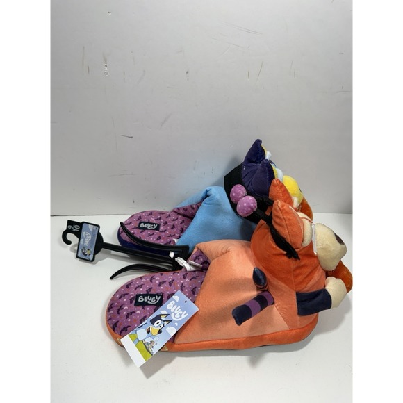 Bluey & Bingo Unisex Halloween Plush House Slippers Sandals Size 9-10 Adult New - Picture 3 of 9